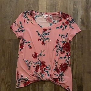 pink rosy blouse